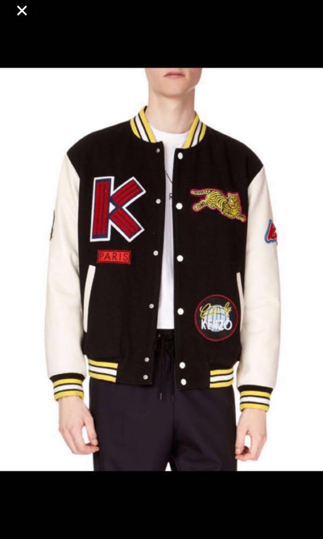 kenzo letterman jacket