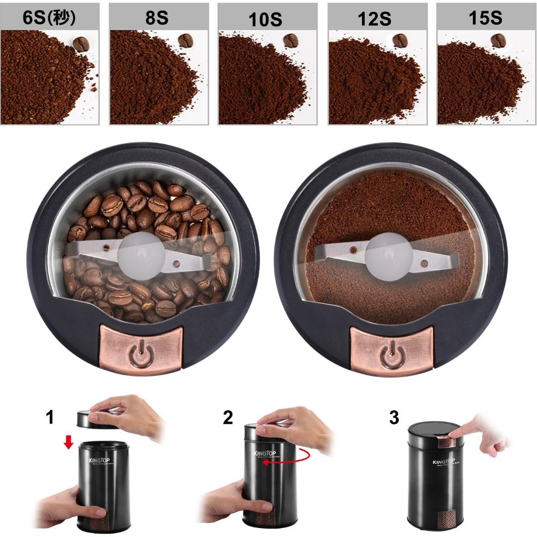 Kingtop Electric Coffee Grinder Coffee Mill Kh 001 Japan Domestic Genuine Tv Home Appliances Kitchen Appliances Coffee Machines Makers On Carousell