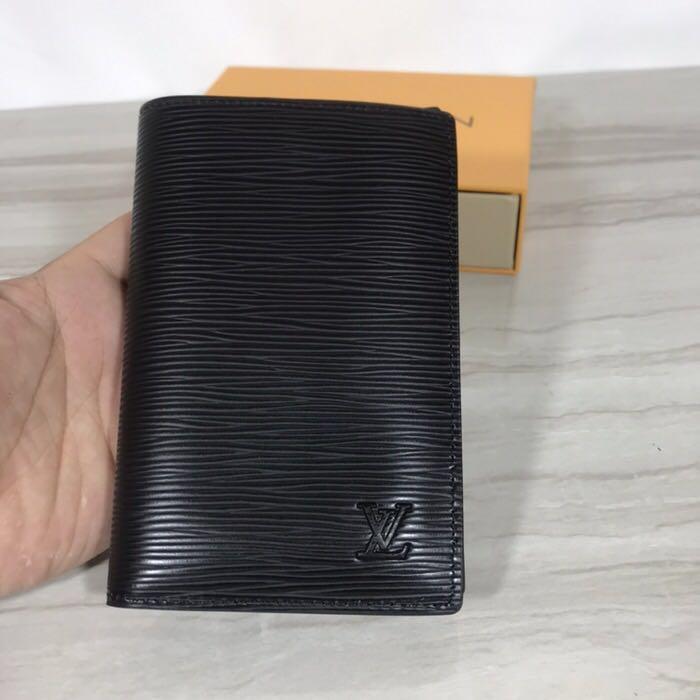 L V Passport Holder Epi Leather