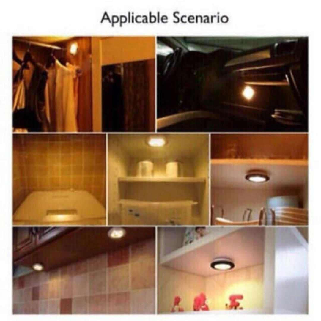 LED LIGHT WITH REMOTE CONTROL SET OF 3 (Category: Lighting) located in Manila. Submitted by christimjose09 (Listing ID 222644686, Image 2). Description: Product details: ✔️LED light with remote control set of 3 Emergency light Various options for light adjustment. ✔️Subdued or limited to 30 minutes. ✔️No installations required. Battery operated. ✔️Remote control to adjust brightness. ✔️Suitable for wardrobe, ceiling light, under cabinet which are