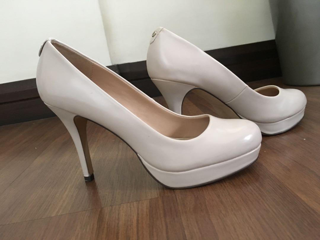 light beige pumps