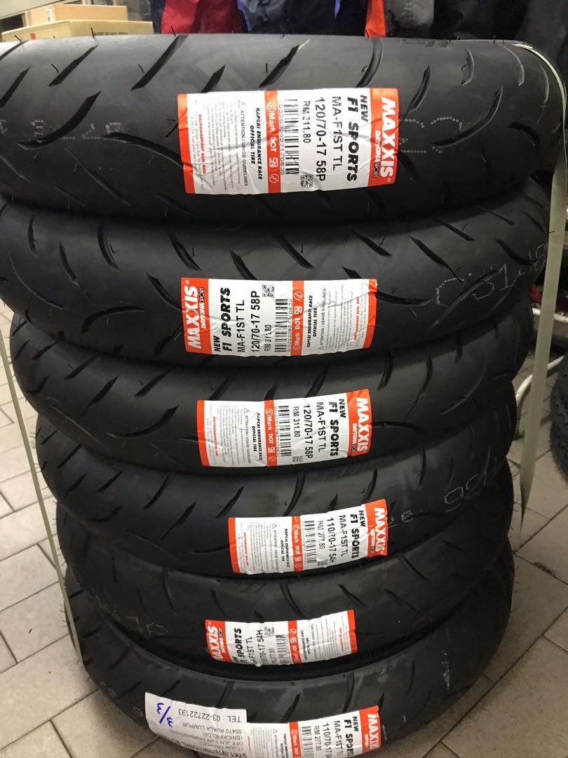 Maxxis F1 For Y15 Rs150 Nvx Motorbikes On Carousell