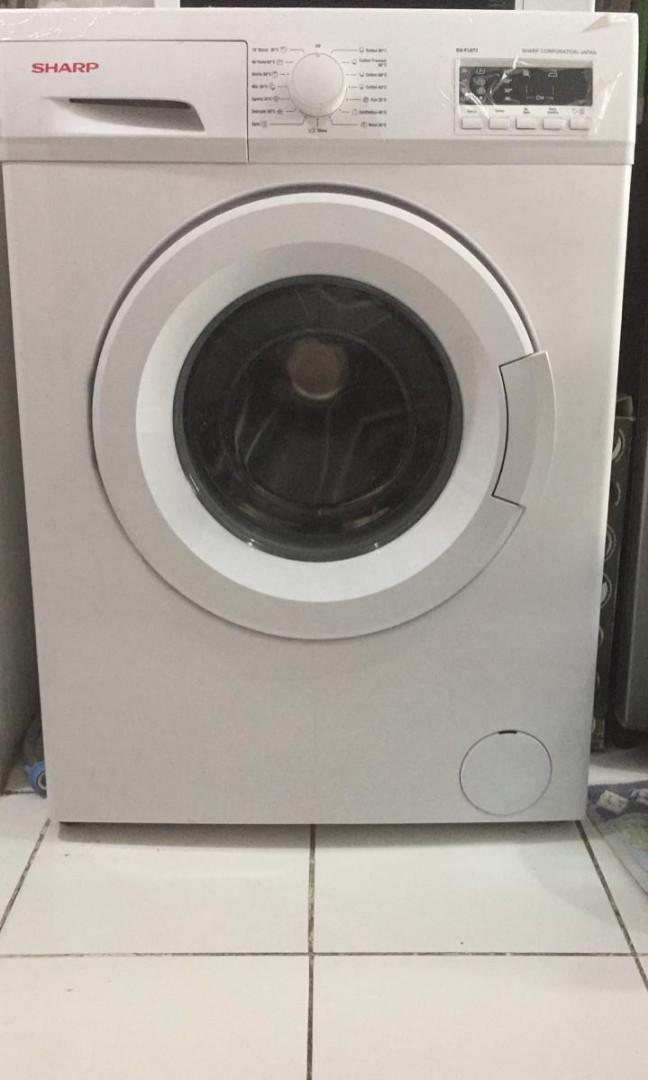 Mesin Cuci Sharp Es Fl872 Front Load Elektronik Lainnya Di Carousell