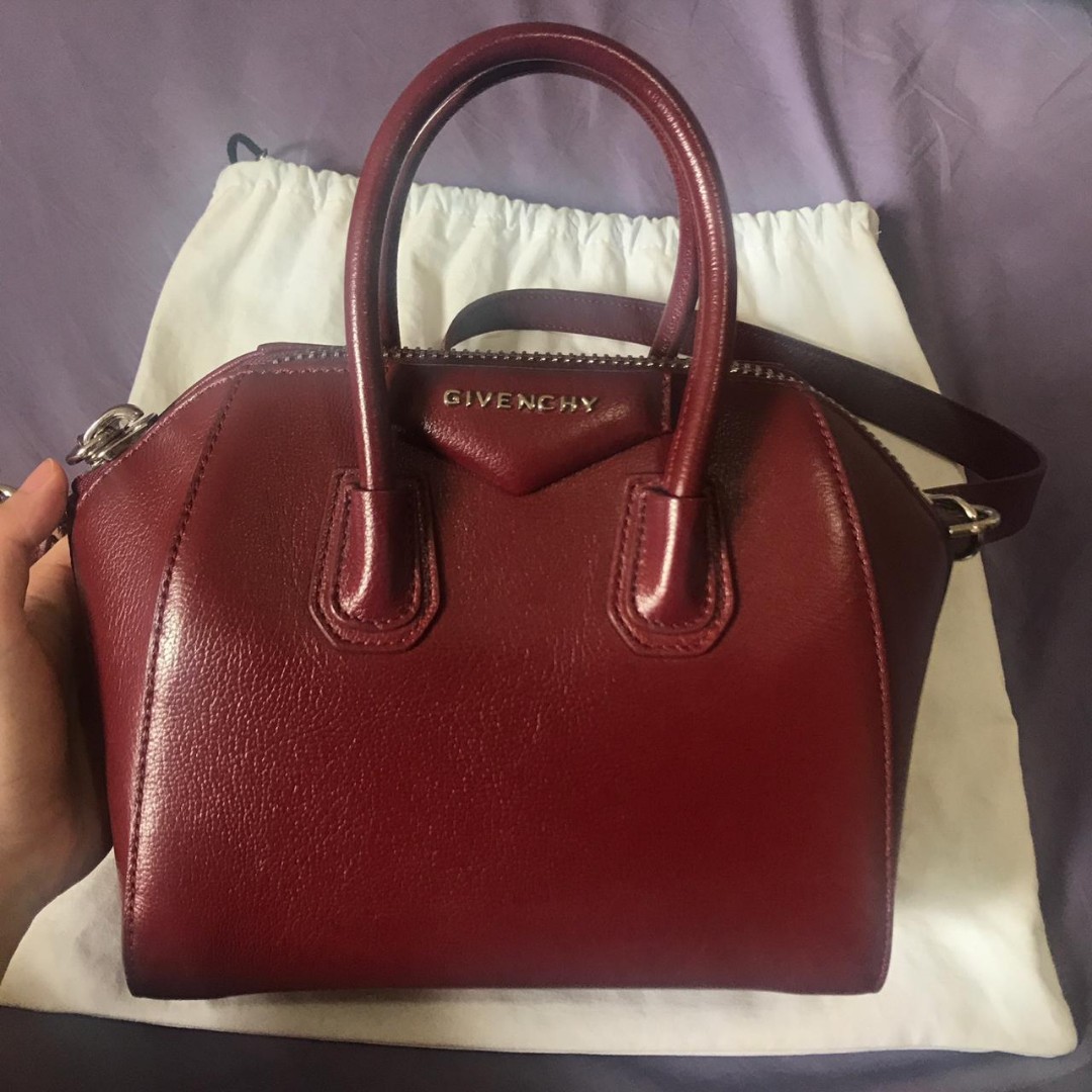Givenchy sale antigona maroon