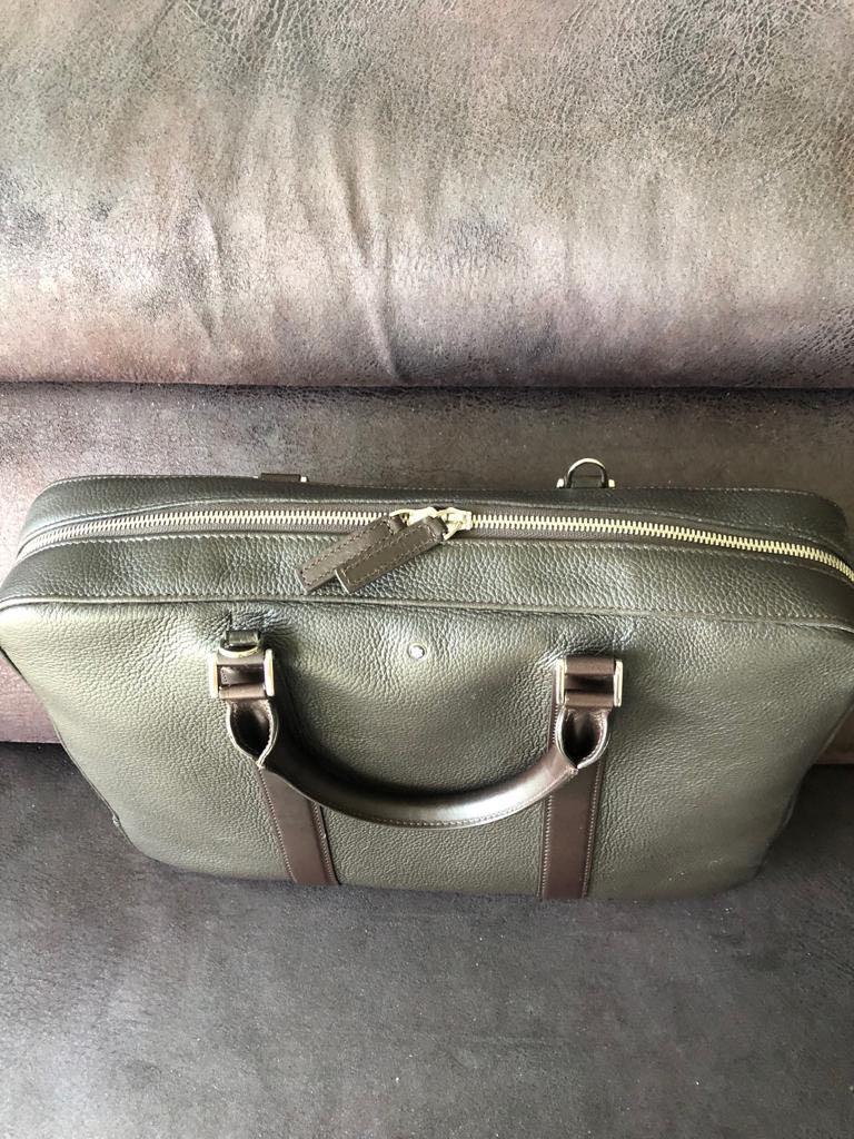 Mont Blanc Briefcase, Men's Fashion, Bags, Briefcases on Carousell
