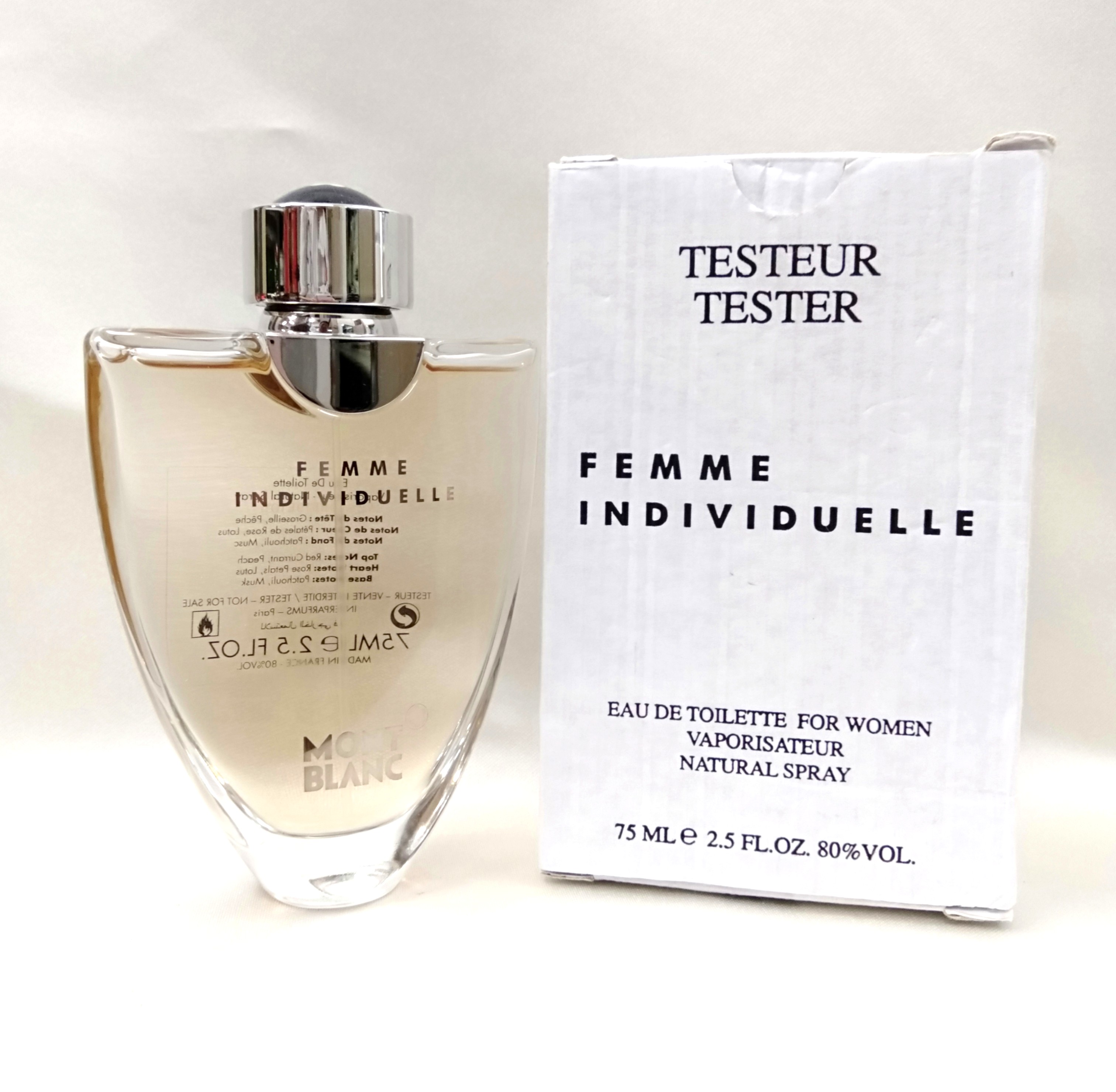 Mont Blanc Femme Individuelle Edt 75ml Perfume Health Beauty