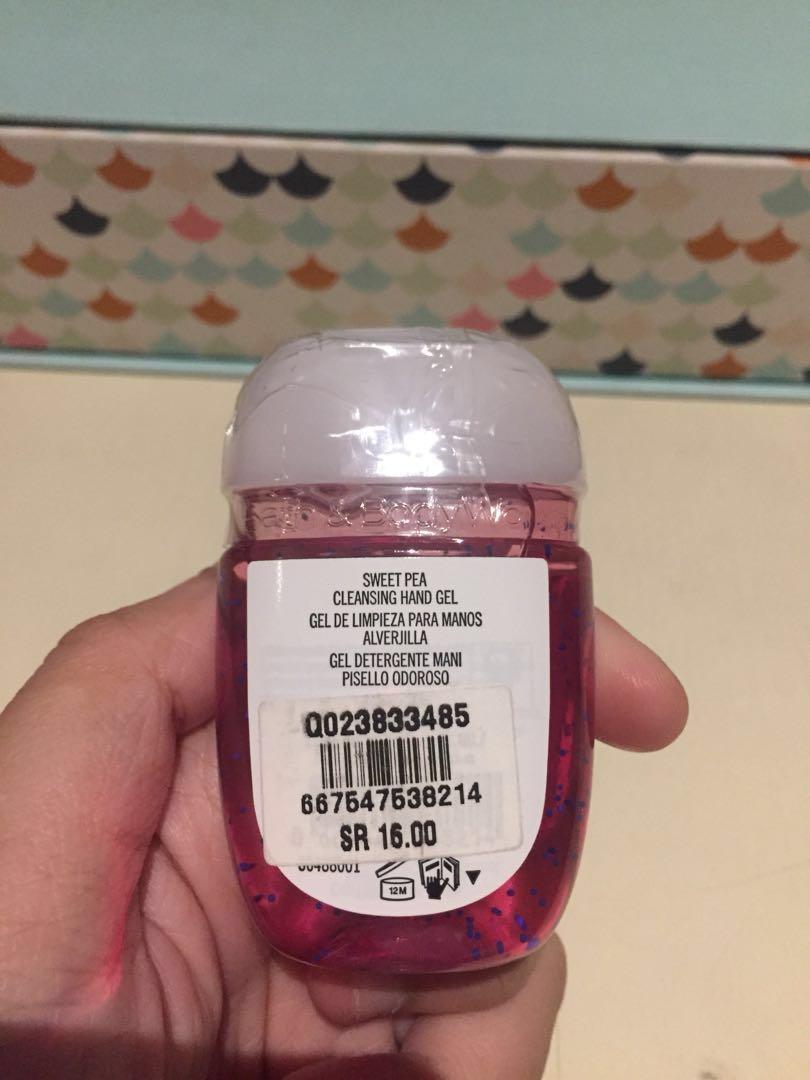 (NEW) Bath & Body Works PocketBac Hand Sanitizer Sweet Pea ...