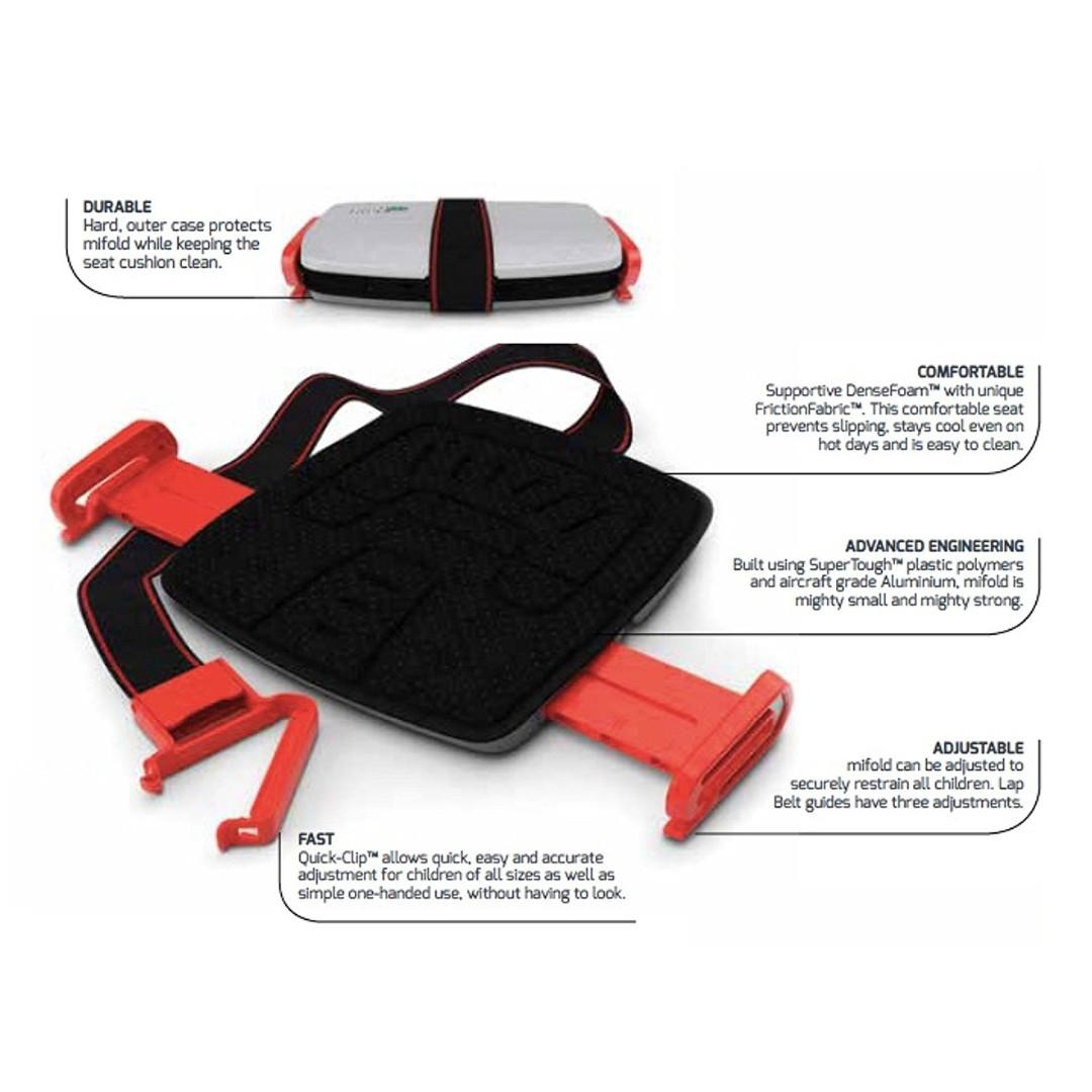 Original MIFOLD GrabandGo Car Booster Seat / Portable Car Seat (6