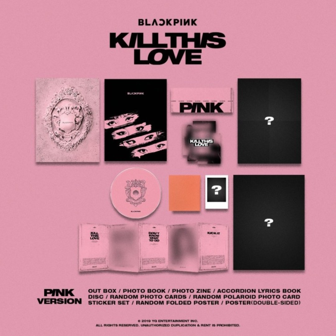 Po Yg Select Ver Blackpink Kill This Love Album Entertainment K Wave On Carousell