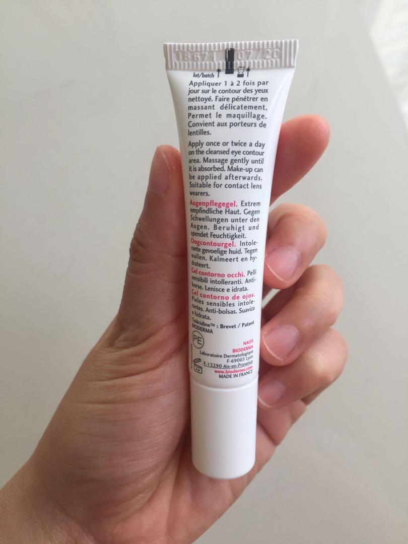 Preloved Bioderma Sensibio Eye Contour Gel Kesehatan Kecantikan Kulit Sabun Tubuh Di Carousell