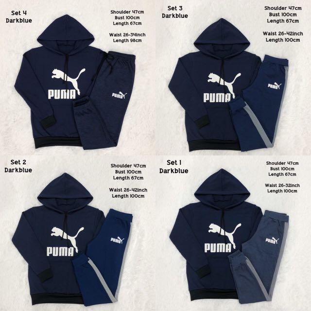 puma hoodie set