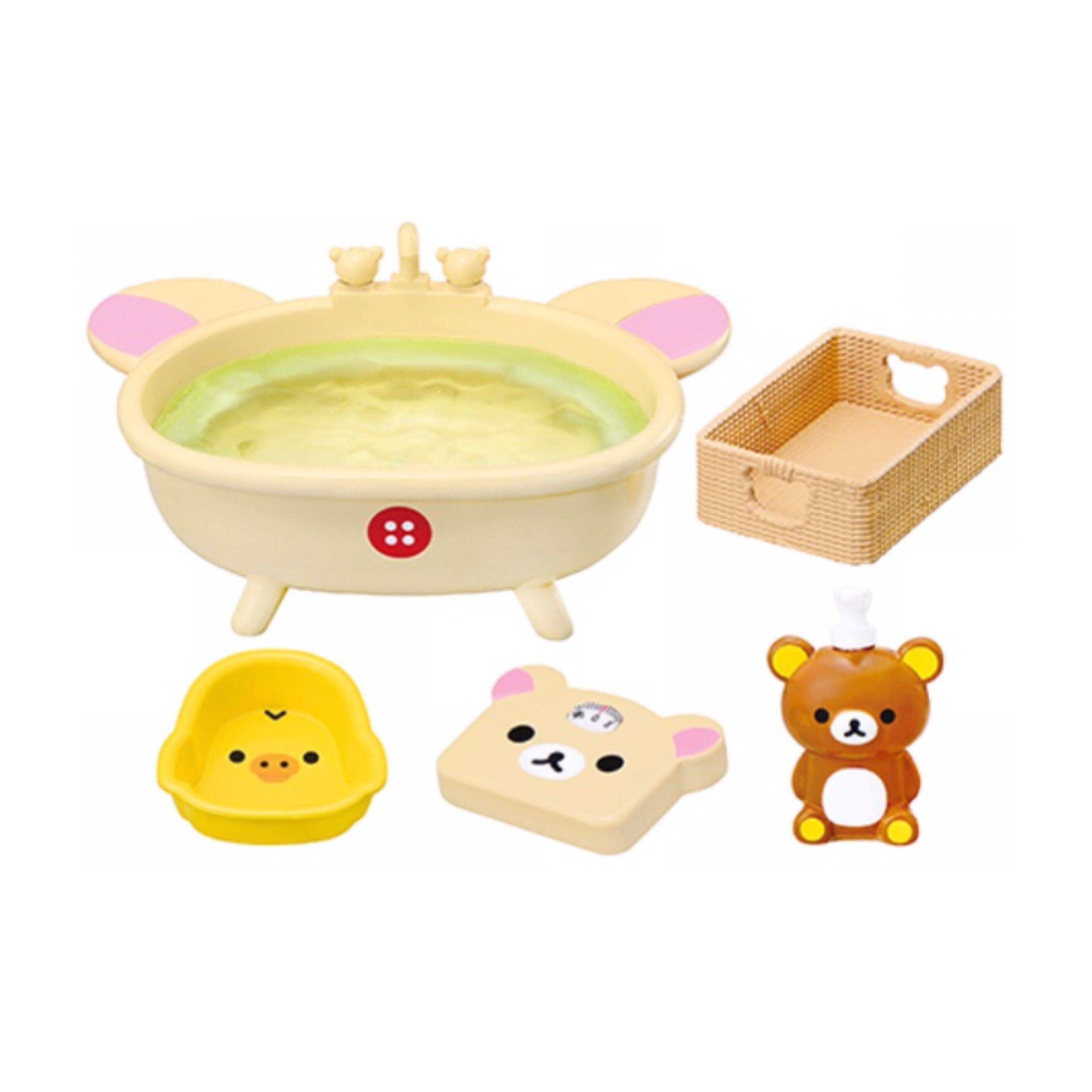 NEW Re-Ment san-x Miniature Rilakkuma Wash Room 750YEN furniture rement No.5 