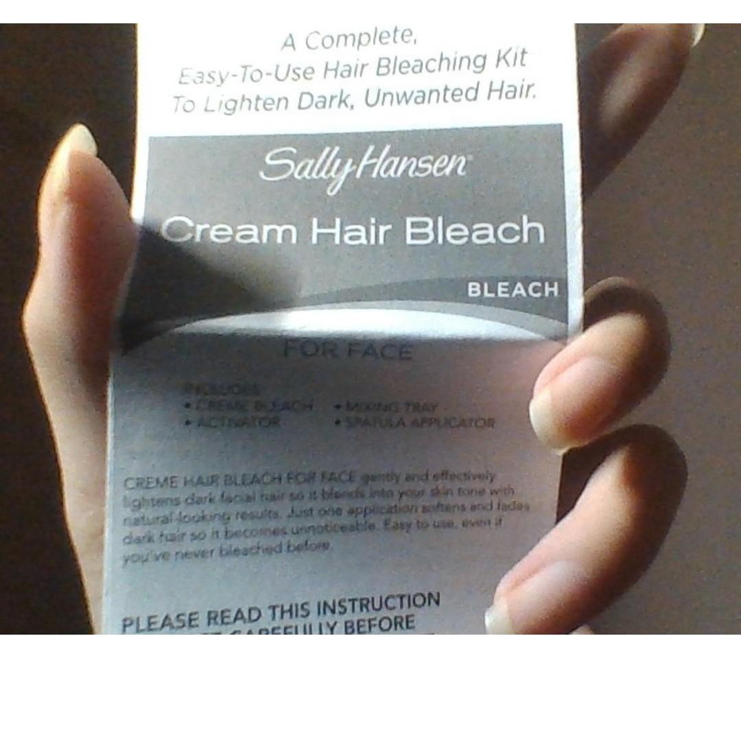 Sally Hansen facial hair bleach Authentic directly from USA, Health