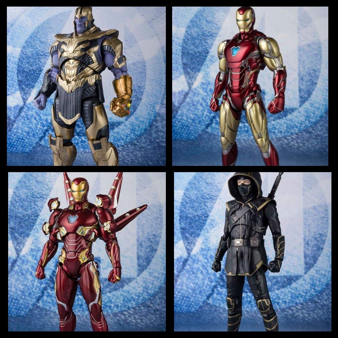 S H Figuarts Avengers Endgame Thanos Iron Man Mark 85 Mark 50