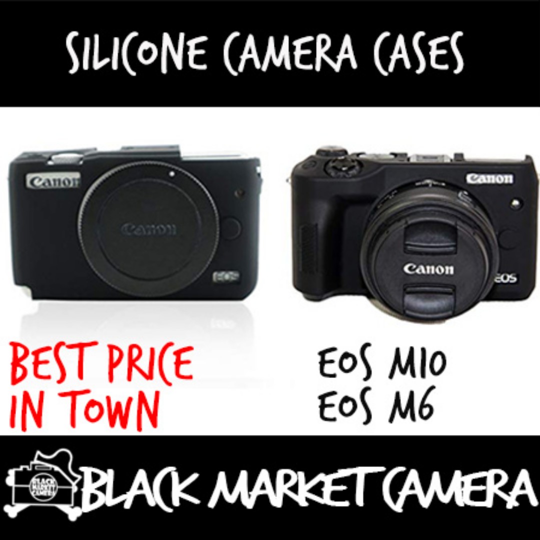 BMC] Silicon camera covers for canon EOS M10 and EOS M6, Photography,  Camera Accessories, Others on Carousell