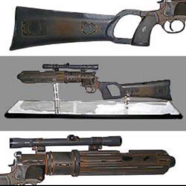 Star Wars Master Replica (MR) Boba Fett Blaster Signature Version