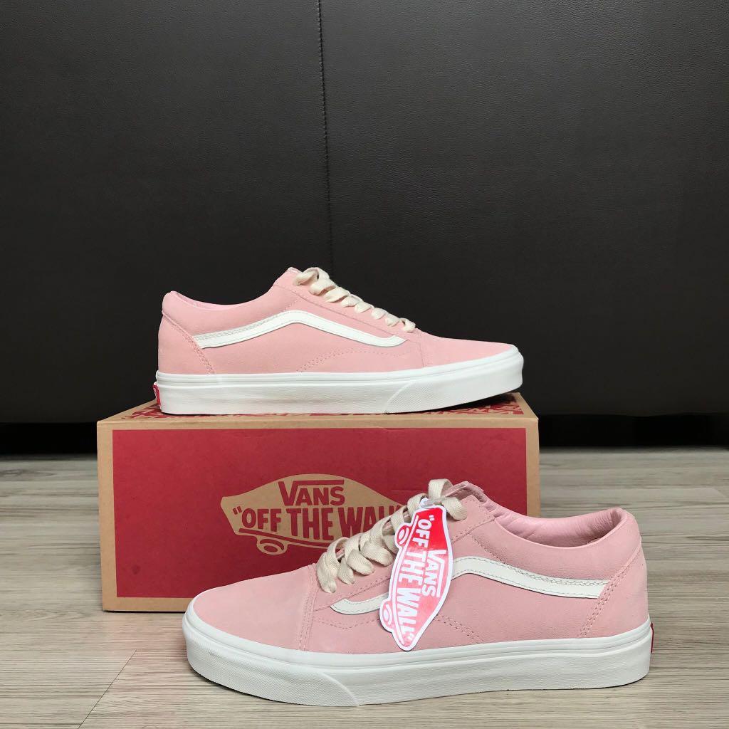 vans old skool pink