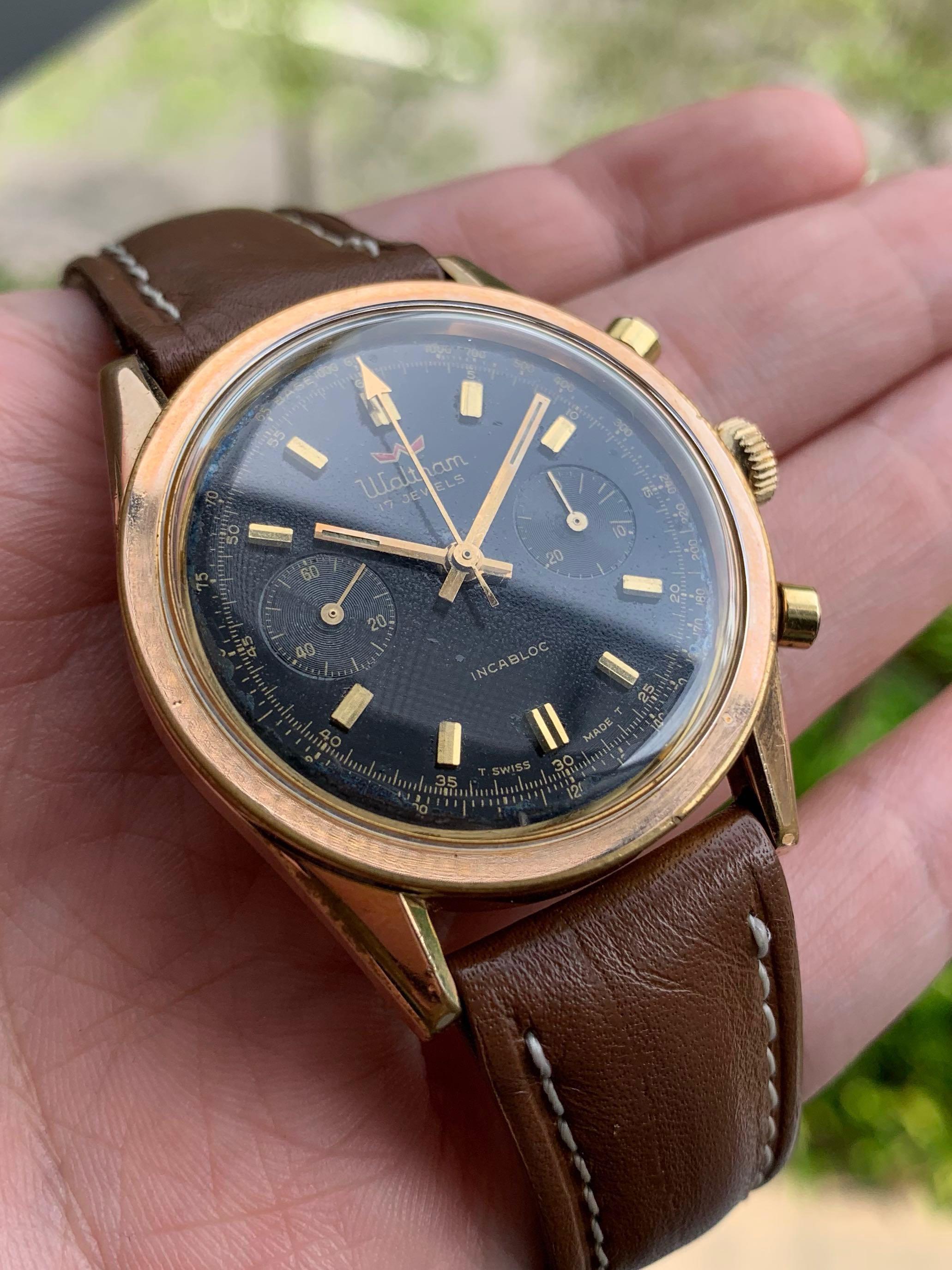 Waltham chronograph hotsell