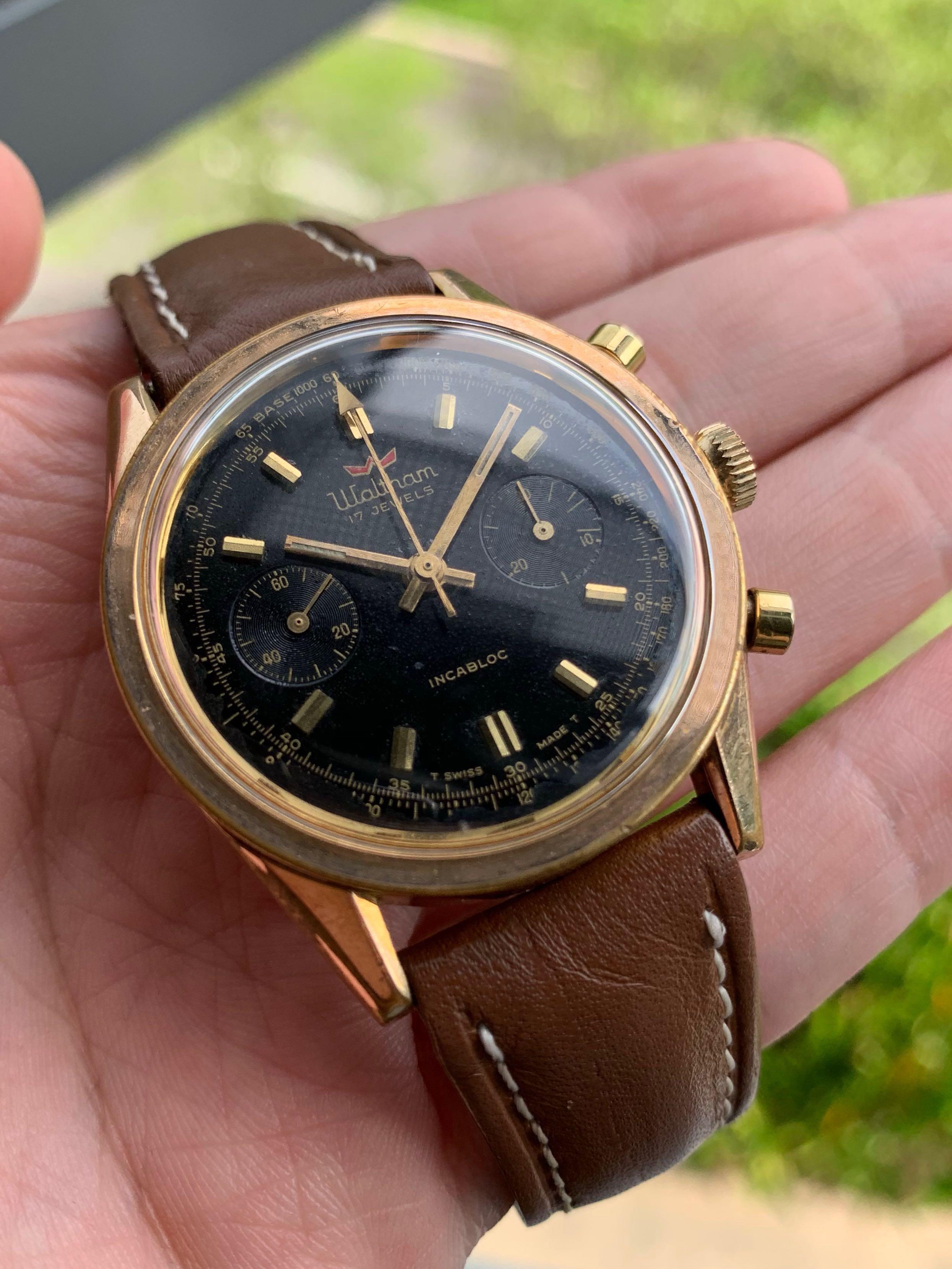 Waltham shop chronograph watch