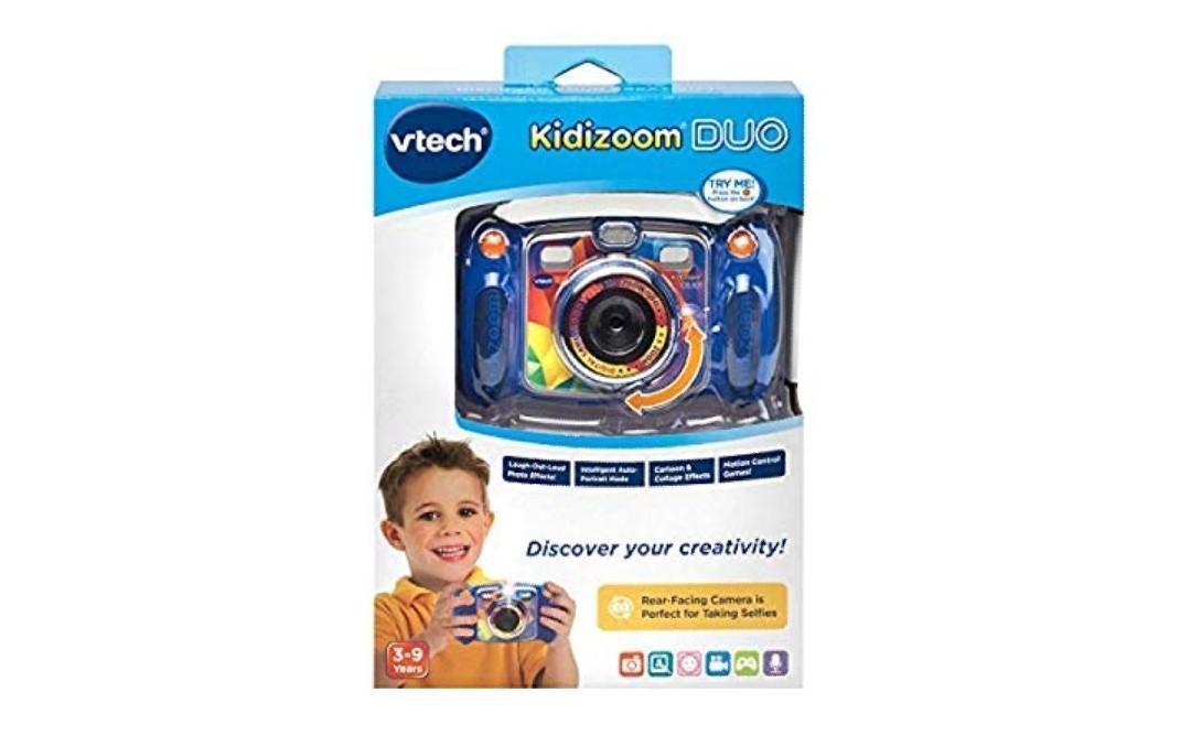 vtech kidizoom duo selfie camera blue
