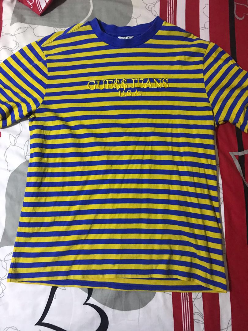 Guess asap top rocky yellow blue