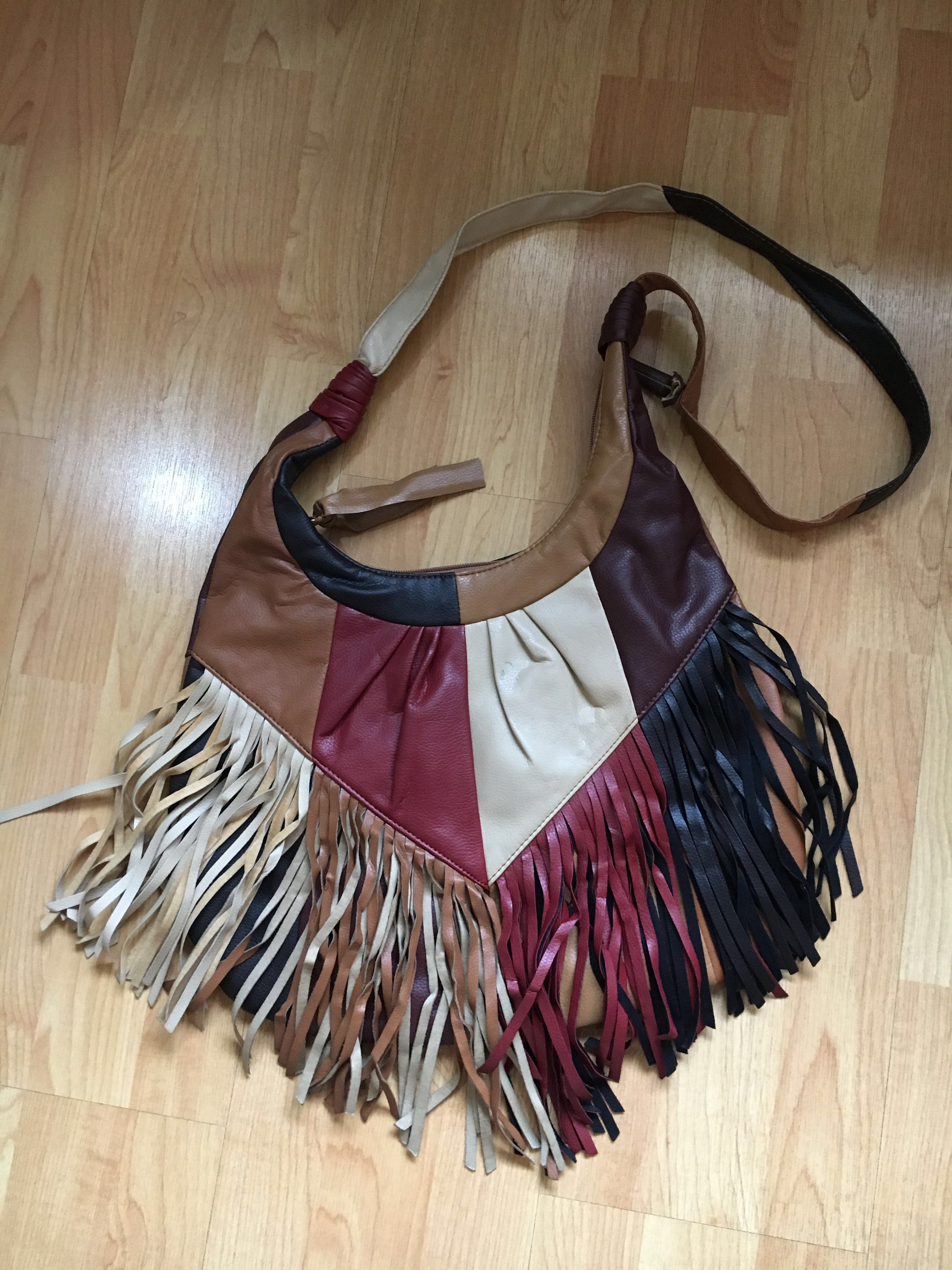 Zara boho chic crossbody bag, Women's Fashion, Bags & Wallets, Cross