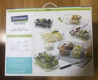 《Glasslock》強化玻璃微波分隔保鮮盒6入組