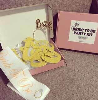 Bride To Be Party Kit