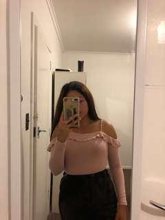 Long sleeved crop top
