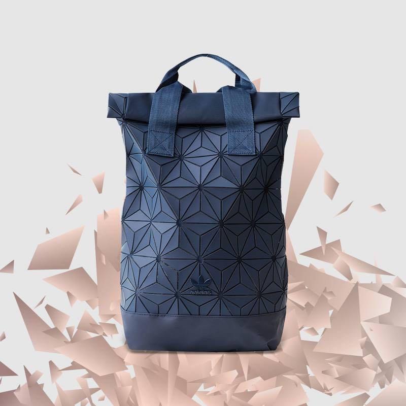 adidas originals geometric 3d roll top backpack