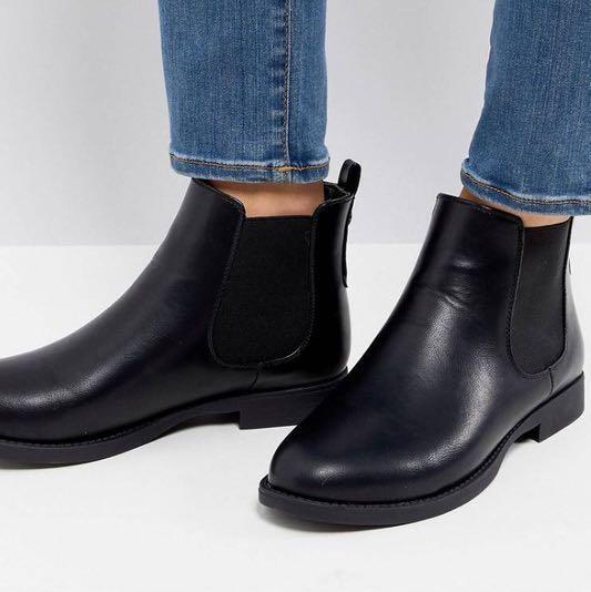 womens wide chelsea boots