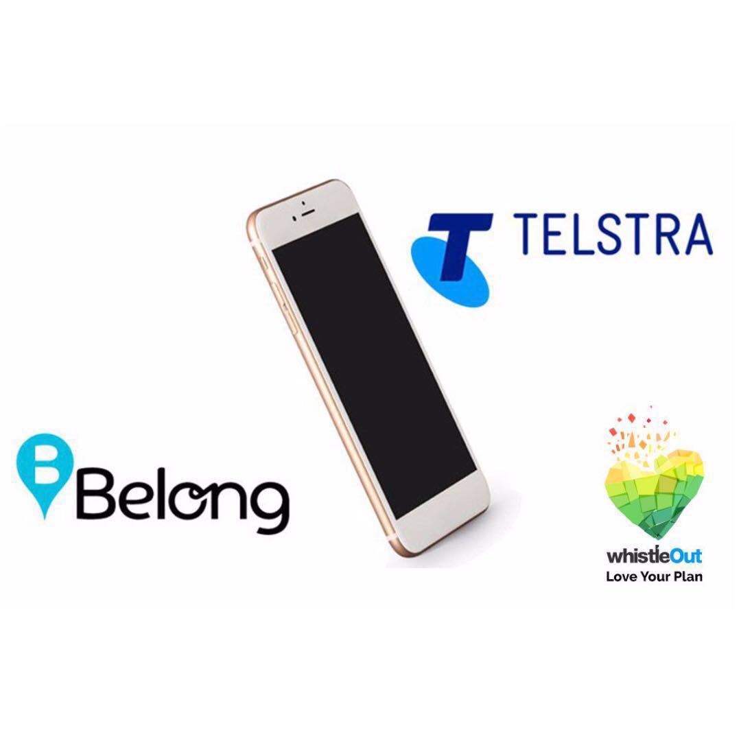 AUS 30GB SIM Card Prepaid Belong by TELSTRA Data 4G 3G Mobile Starter