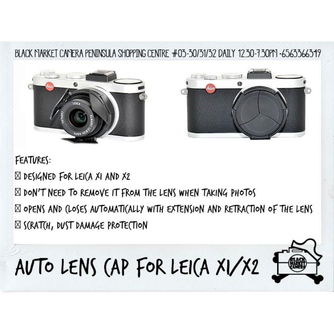 JJC Auto Lens Cap for LEICA X1/X2, Photography, Cameras on Carousell