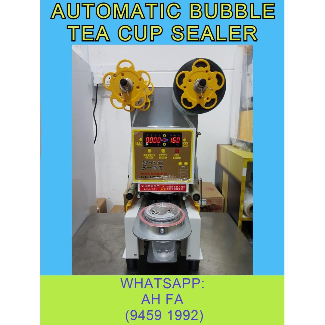 Automatic Bubble Tea Cup Sealer Machine Money 168 Model Everything Else On Carousell