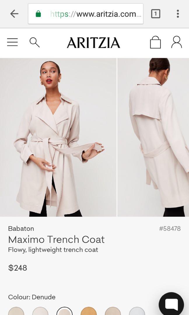 Maximo trench coat deals