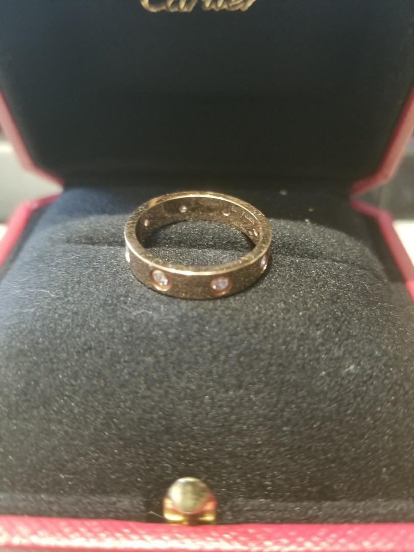 cartier love wedding band unboxing
