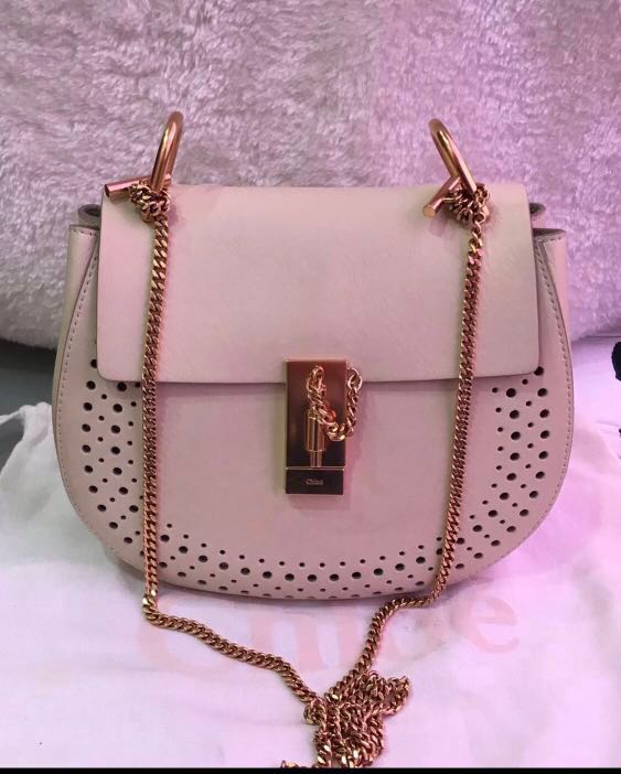Chloe drew discount bag pink