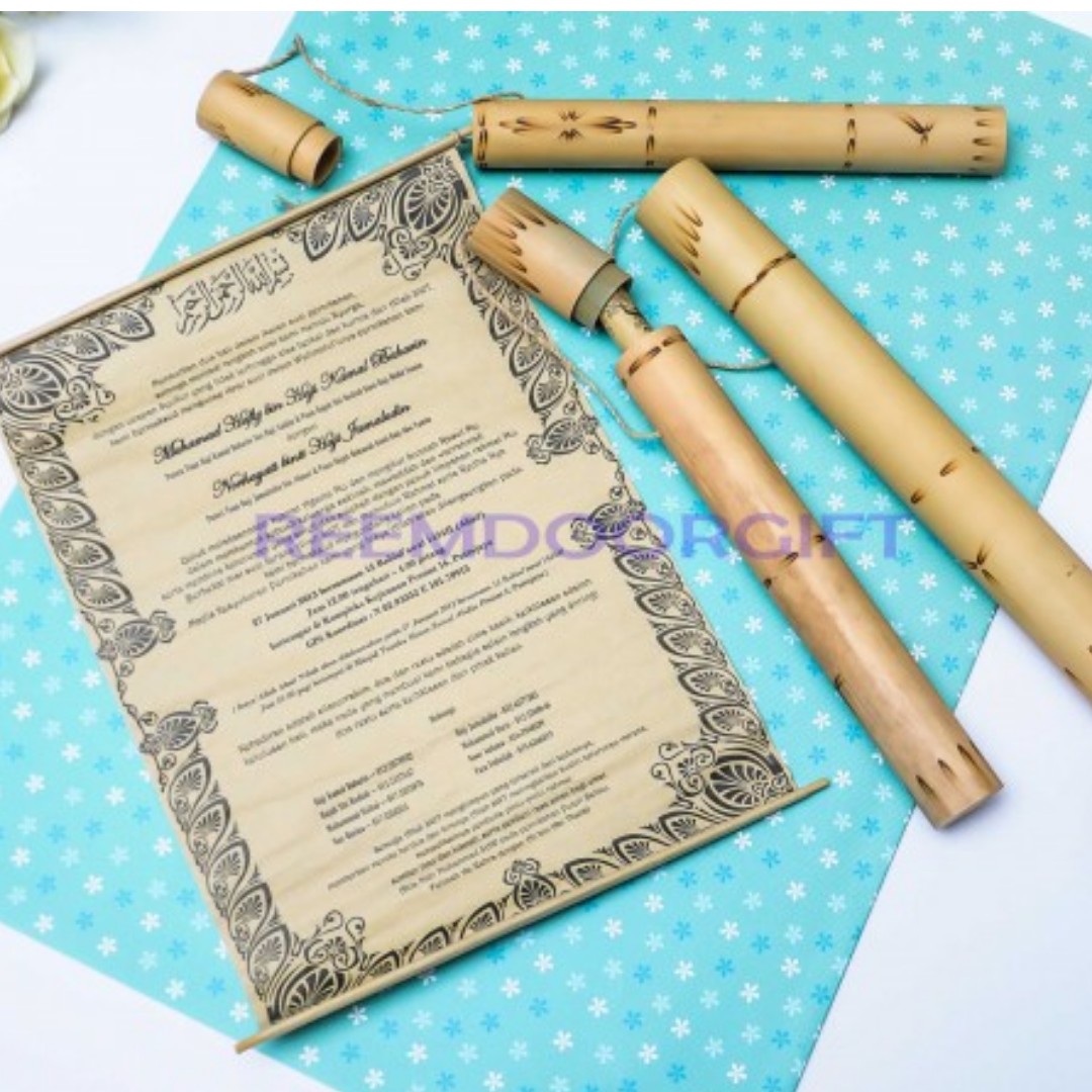 Doorgift Undangan Buluh