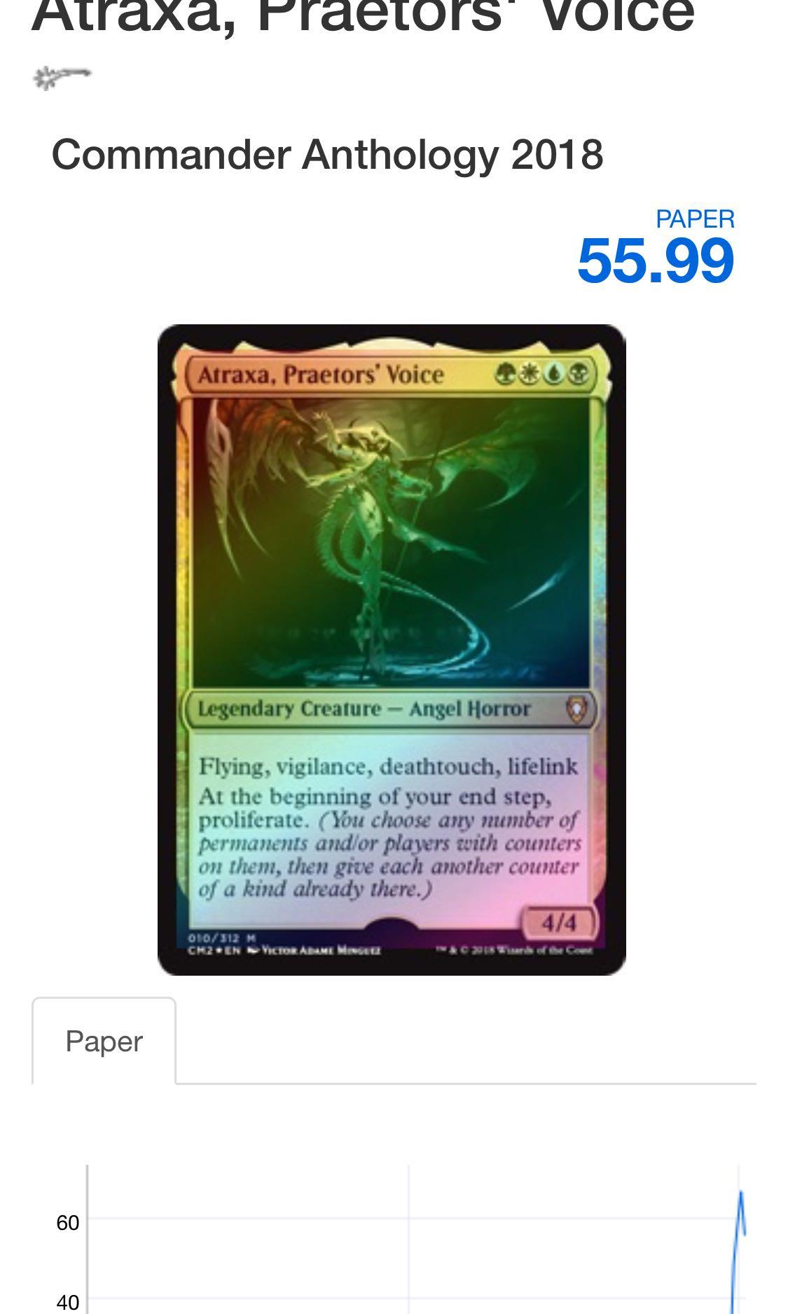 Edh Atraxa Praetors Voice 18 Edition 玩具 遊戲類 Board Games Cards Carousell