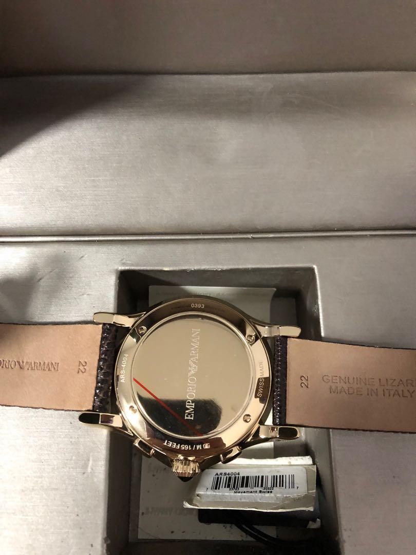 Emporio Armani Swiss Made, Men's Fashion, Watches & Accessories