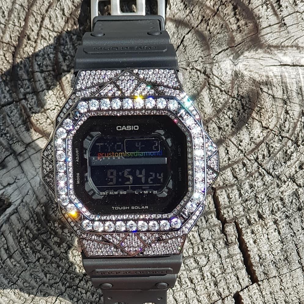Geo x 18k black series gshock king CZ diamond gdx56 Geo X 5 color available Deisgn n customise by me PM more for more for pricing of this