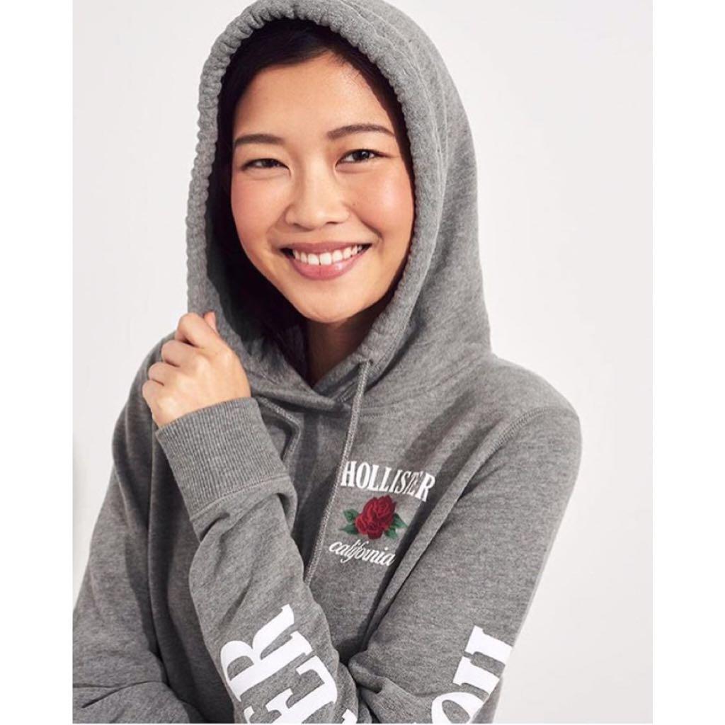 Hollister outlet floral hoodie