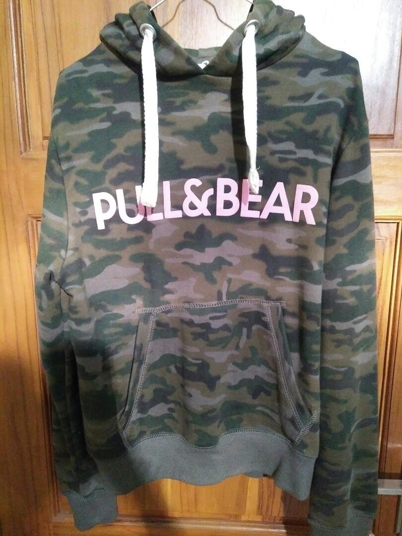 hoodie army pull and bear