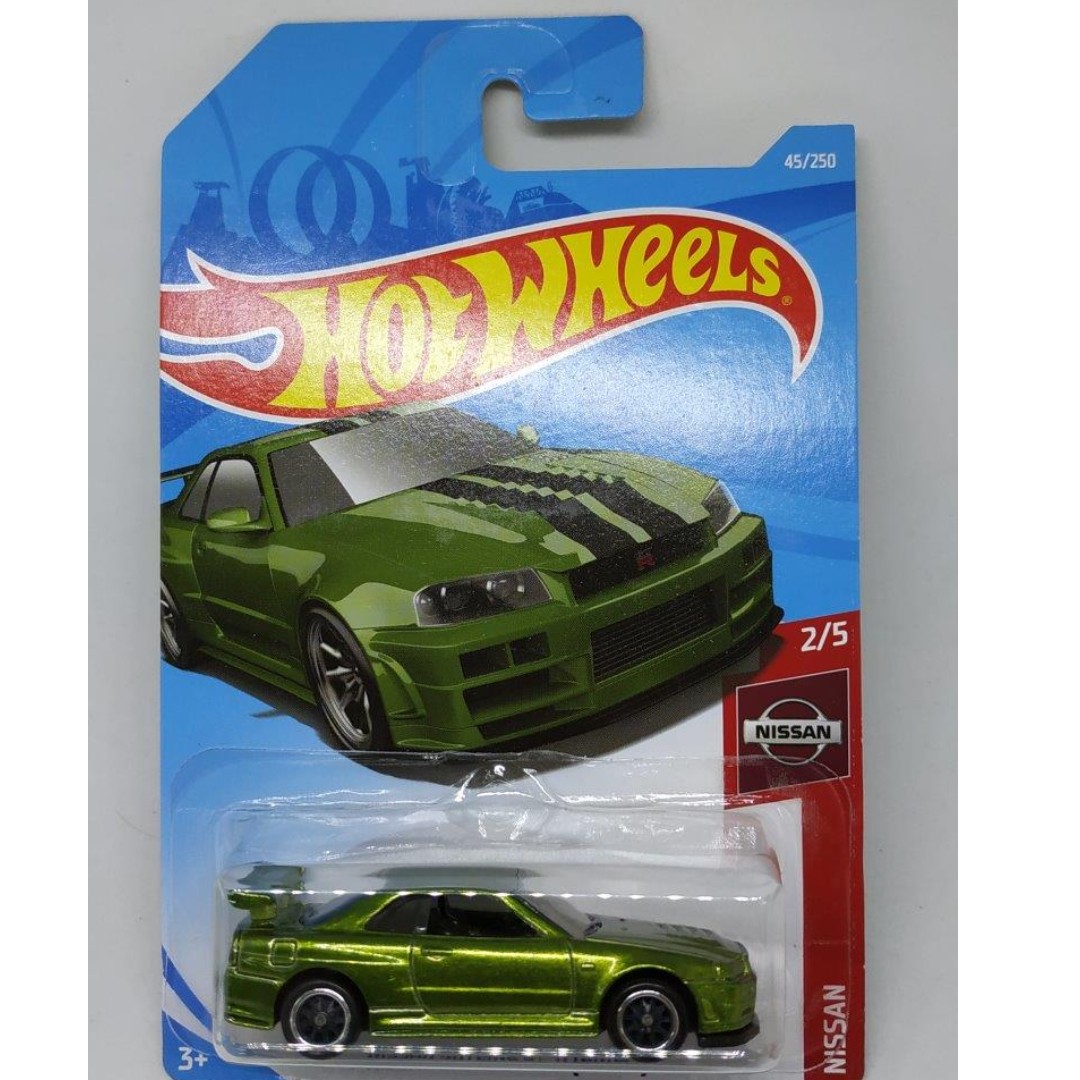 Hot wheels nissan skyline r34 2019 top