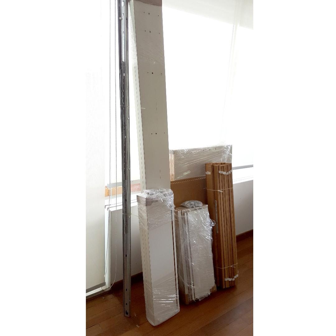 Ikea Brekke Single Bed With 3 Drawers Mattress Included