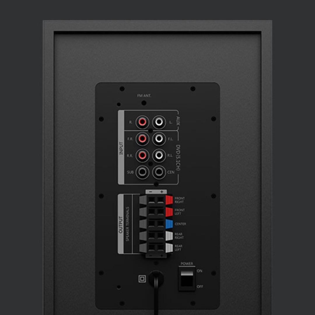 Logitech Z607 5.1 Surround Sound Speaker System Powerful Sound with