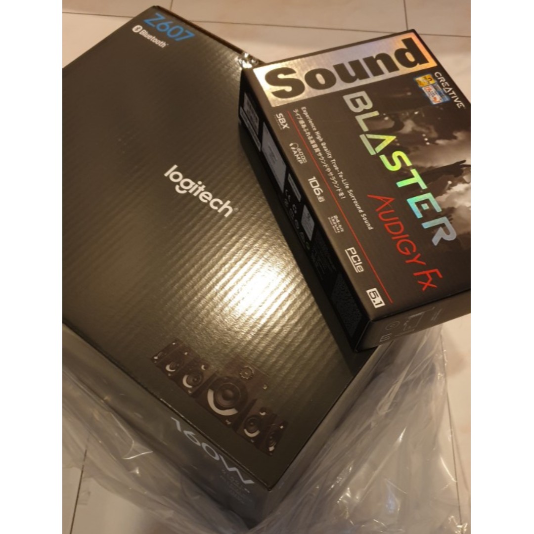 Logitech Z607 5.1 Surround Sound Speaker System Powerful Sound with