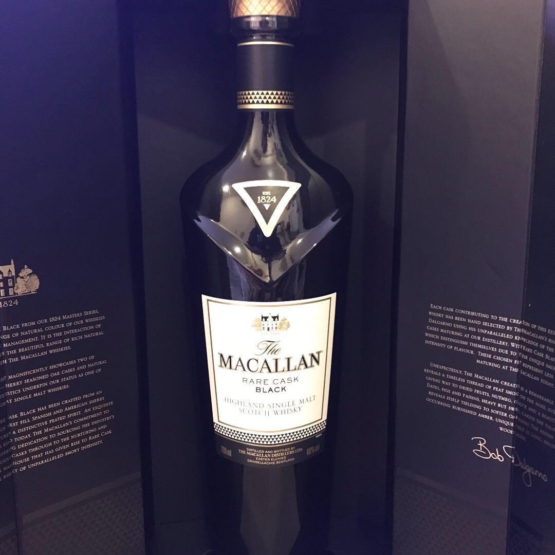 Macallan Rare Cask Black 700 Ml Food Drinks Beverages On Carousell