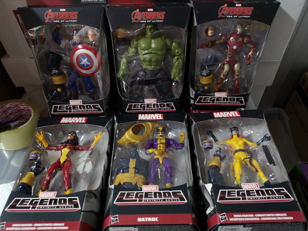 Marvel Legends Avengers Endgame movie Complete Thanos BAF wave. Captain ...