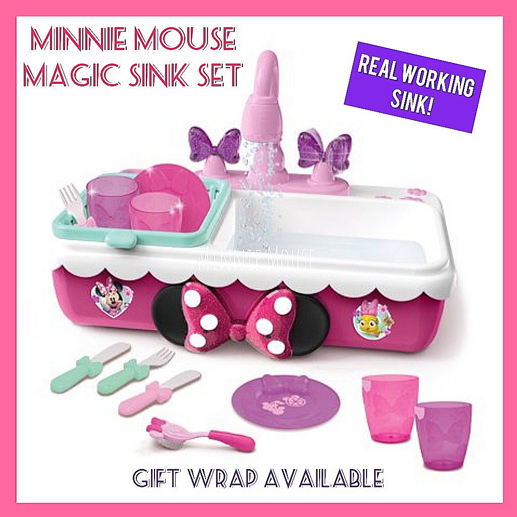 Minnie Mouse Magic Kitchen Sink Kids Toy Gift Wrap Option Avail